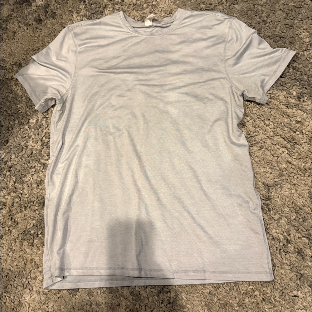90 Degree By Reflex Light Gray Short Sleeve Tee